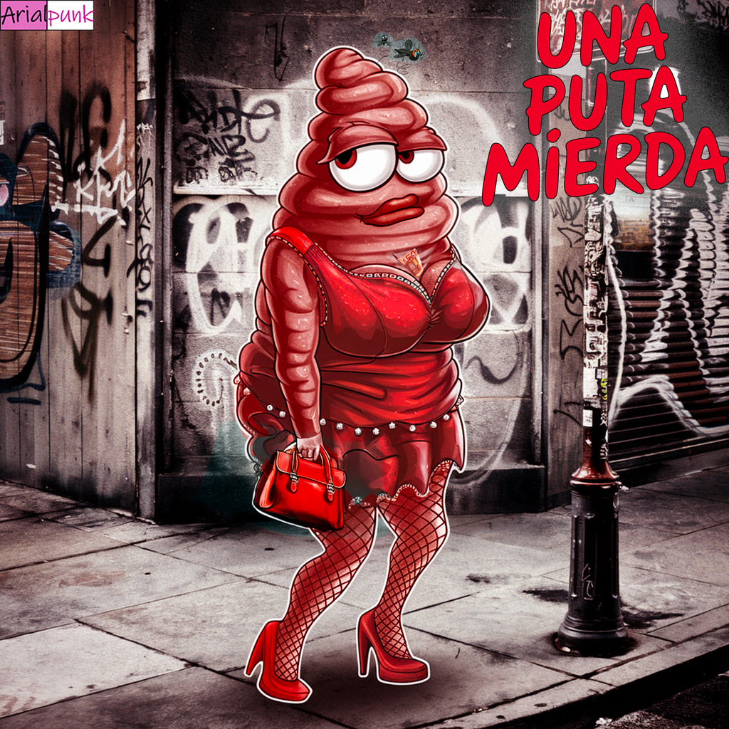 UNA PUTA MIERDA - Camiseta de manga corta unisex
