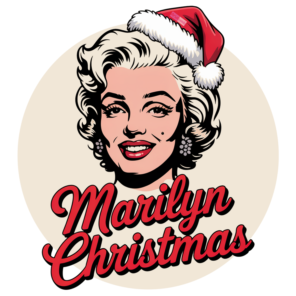 MARILYN CHRISTMAS - Camiseta de manga corta unisex