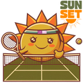 SUN SET - Camiseta de manga corta unisex