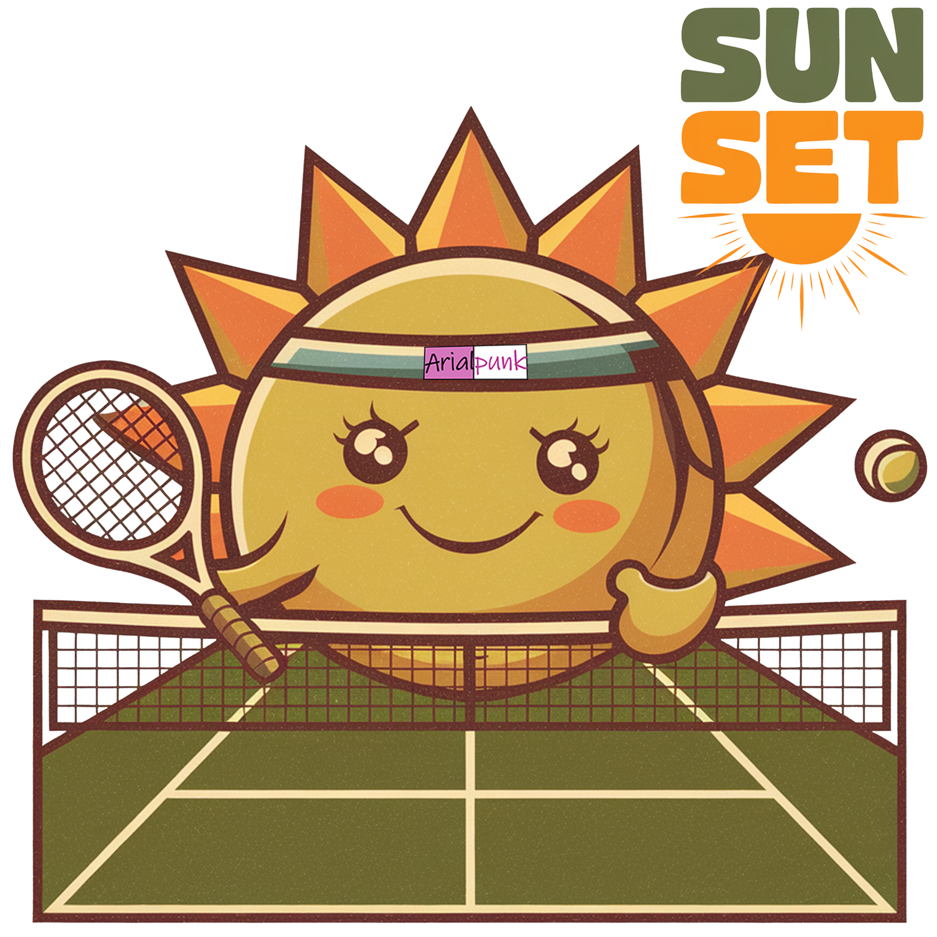 SUN SET - Camiseta de manga corta unisex