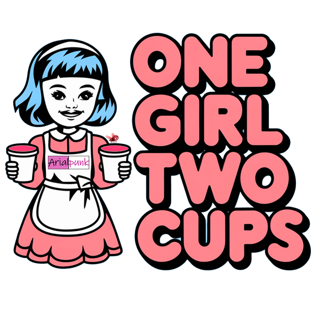 ONE GIRL TWO CUPS - Camiseta de manga corta unisex