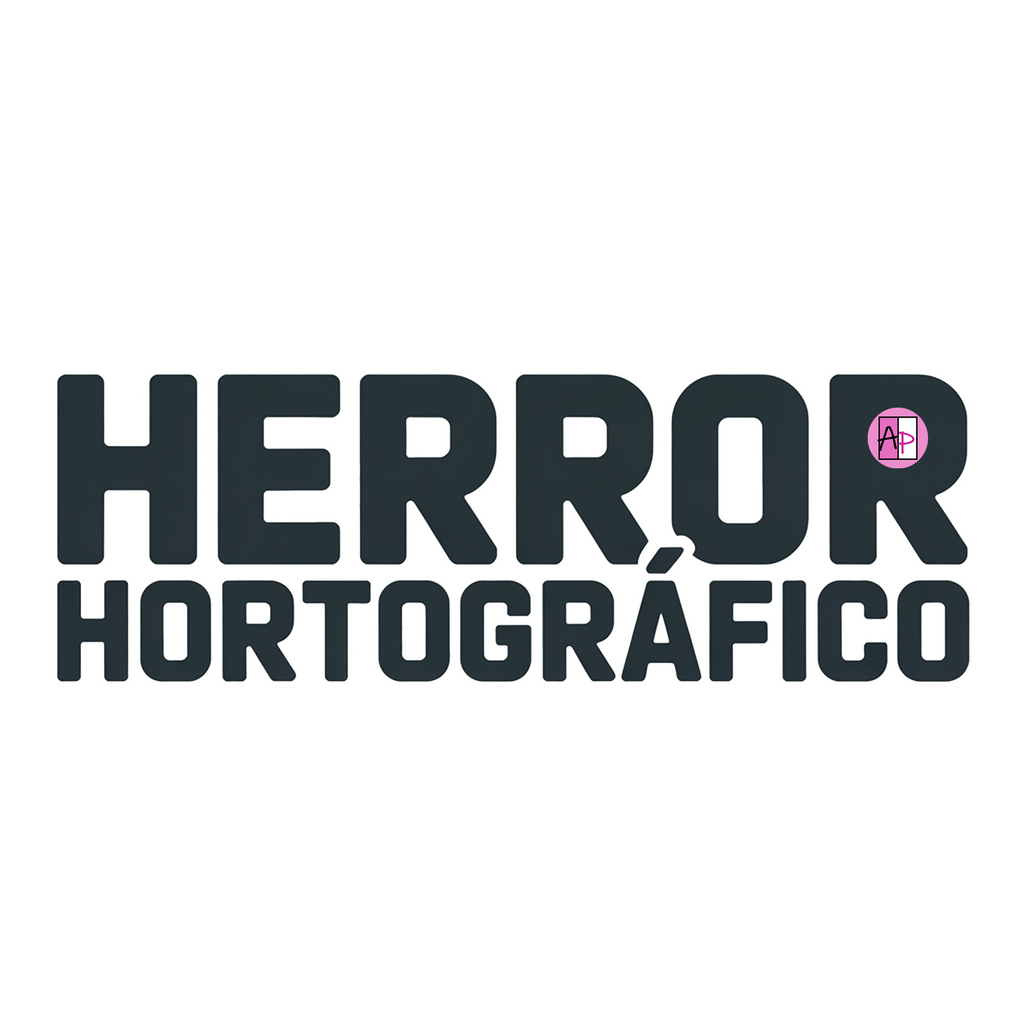 HERROR HORTOGRÁFICO - Camiseta de manga corta unisex