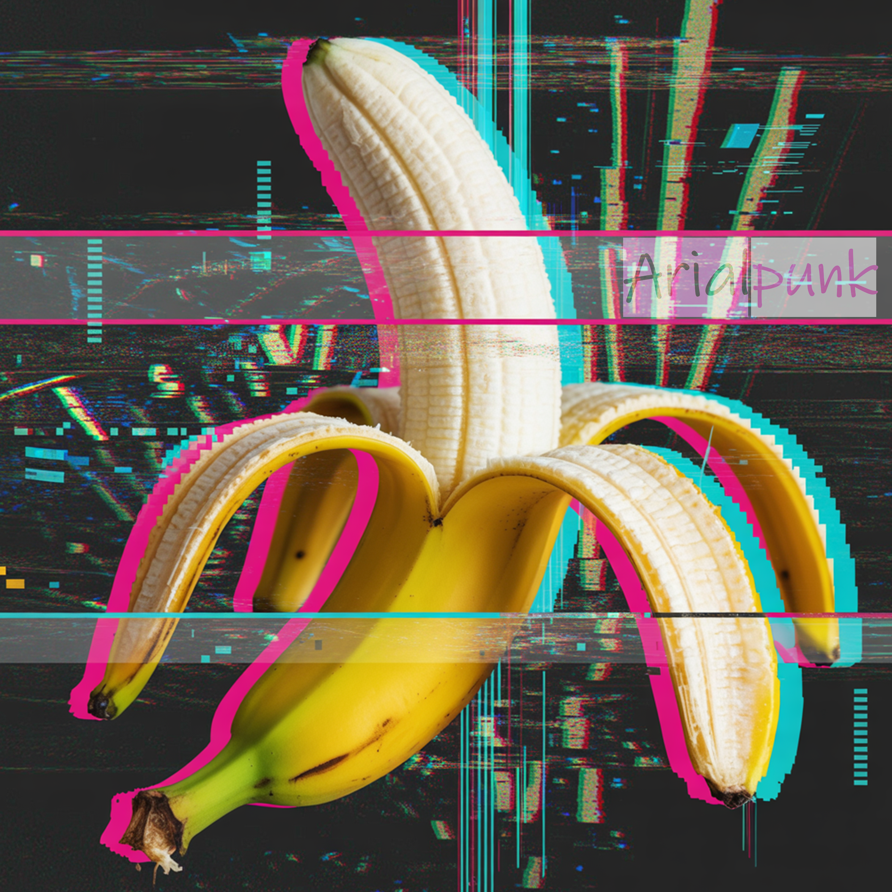 BANANA GLITCH - Camiseta de manga corta unisex - Unisex T-shirt
