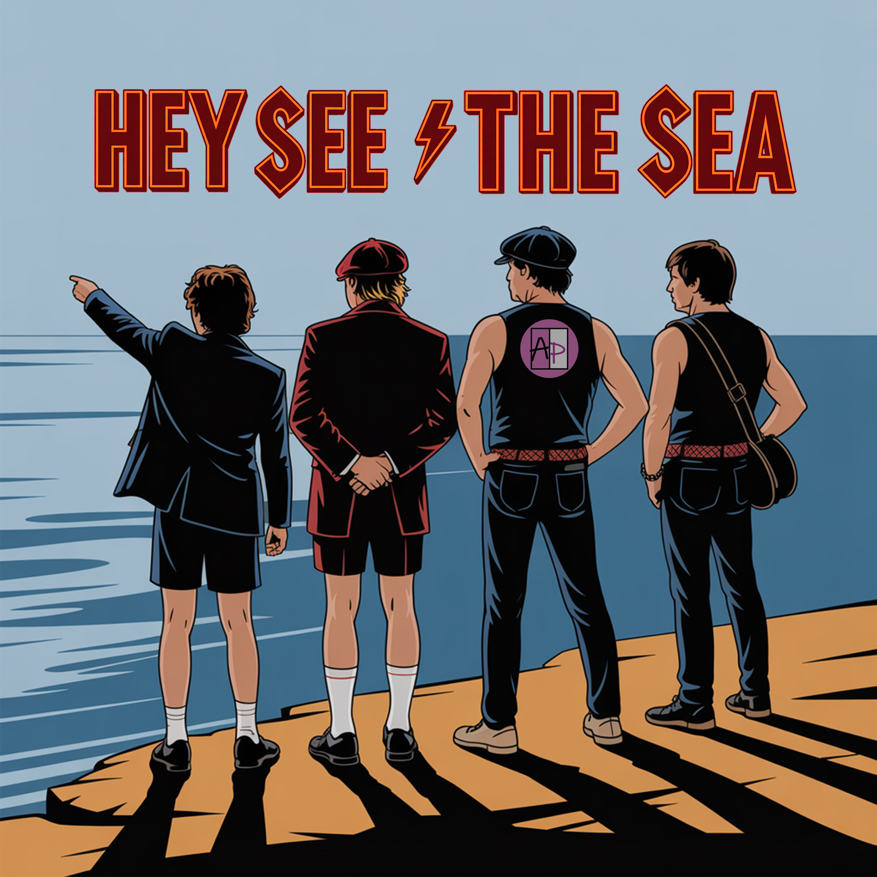 HEY SEE THE SEE - Camiseta de manga corta unisex