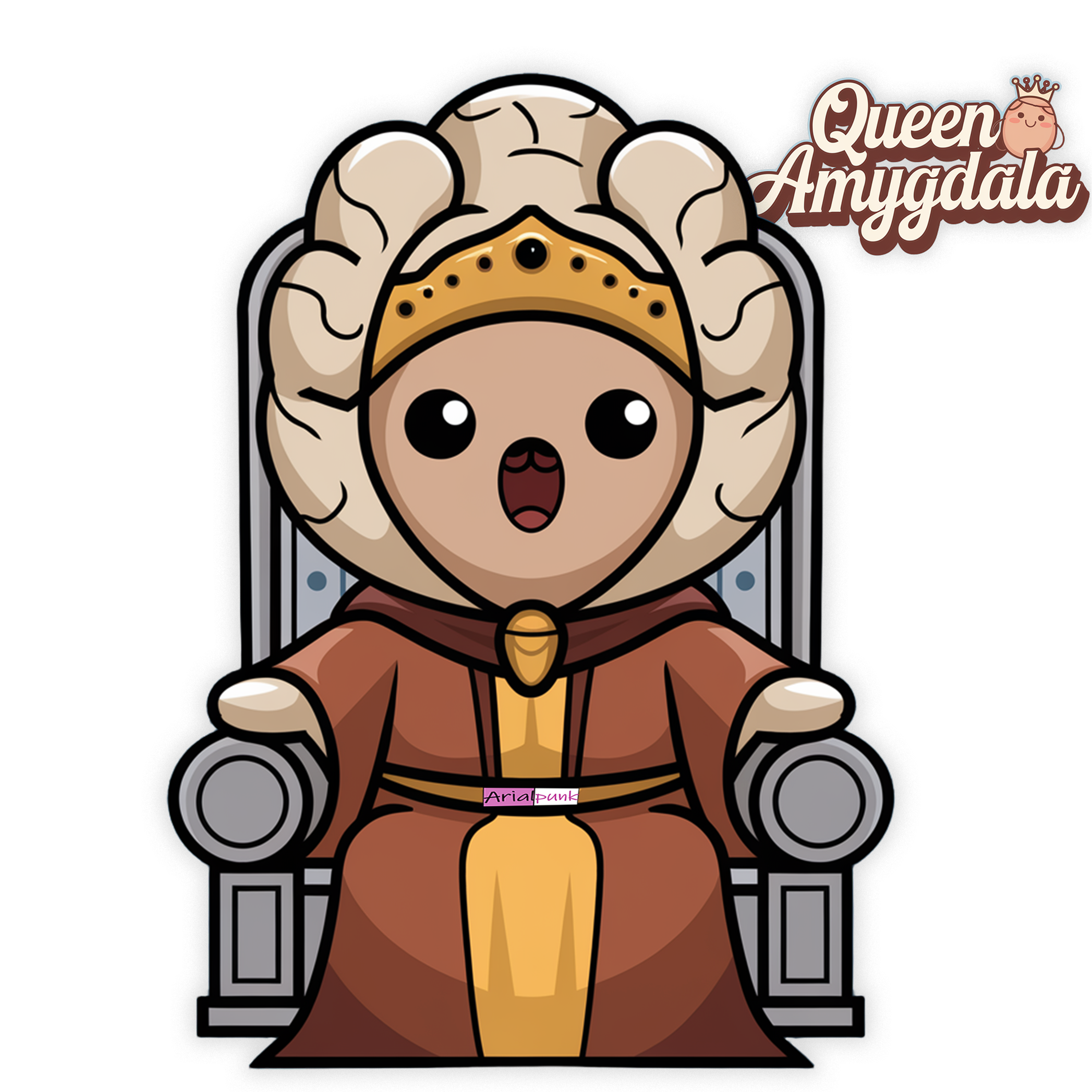 REINA AMYGDALA - Camiseta de manga corta unisex