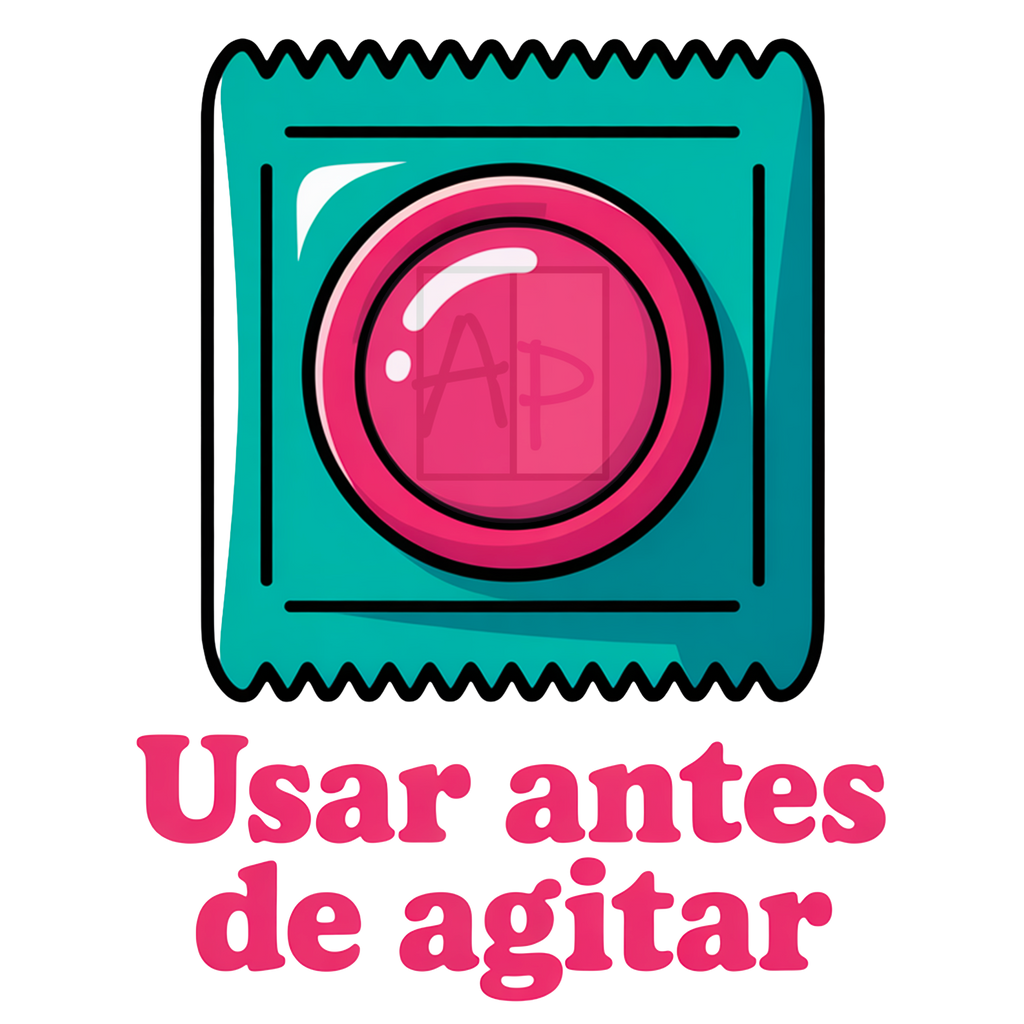 USAR ANTES DE AGITAR - Camiseta de manga corta unisex