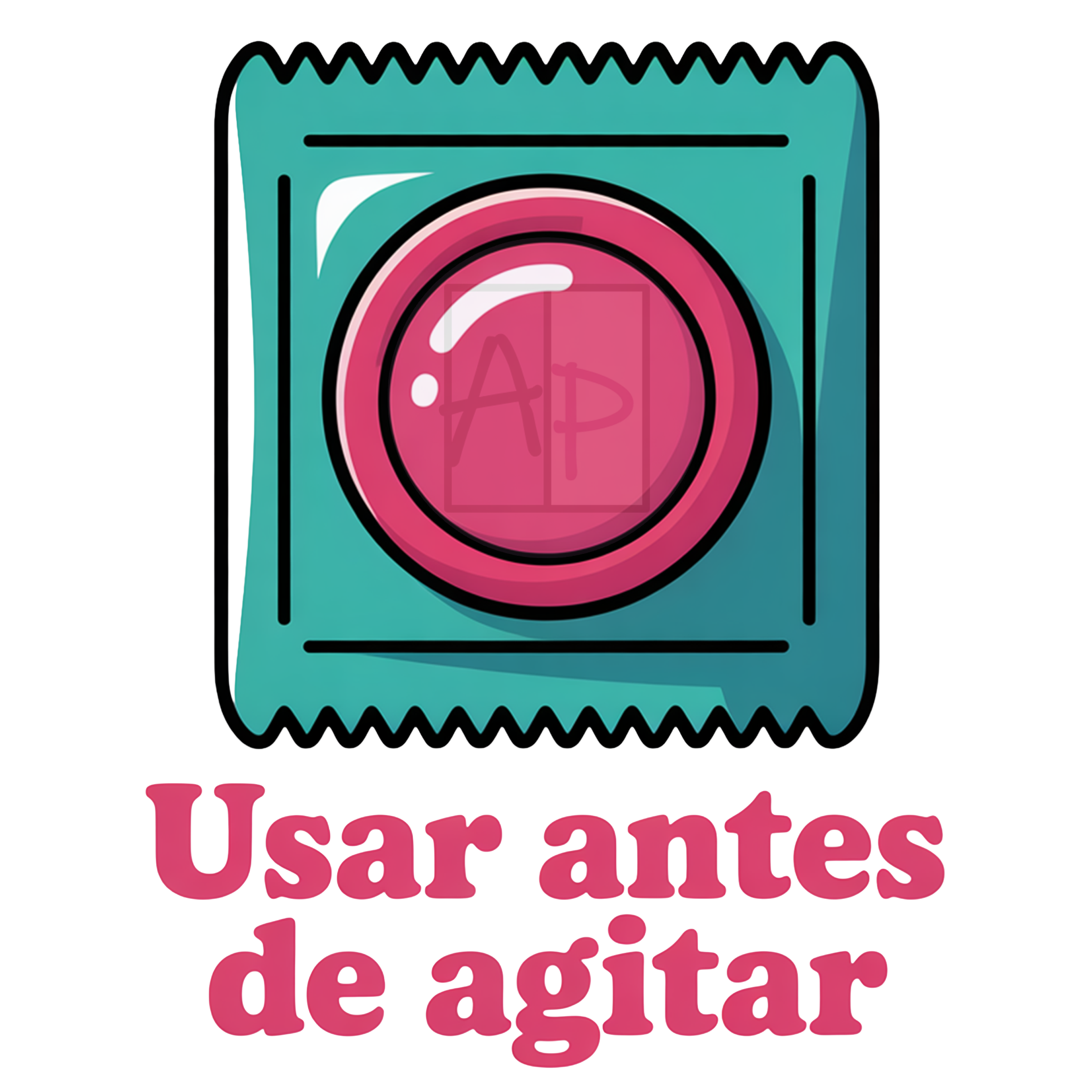 USAR ANTES DE AGITAR - Camiseta de manga corta unisex