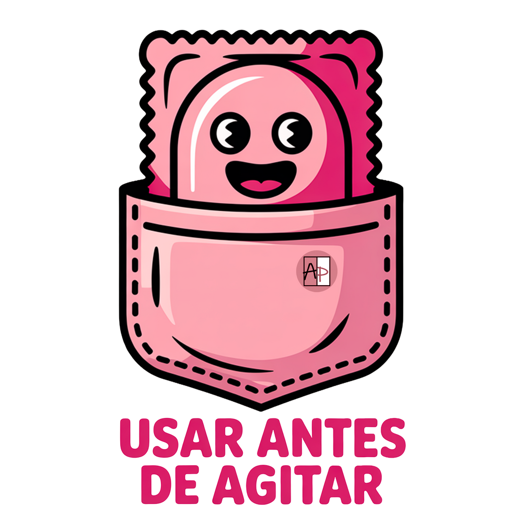 USAR ANTES DE AGITAR - Camiseta de manga corta unisex