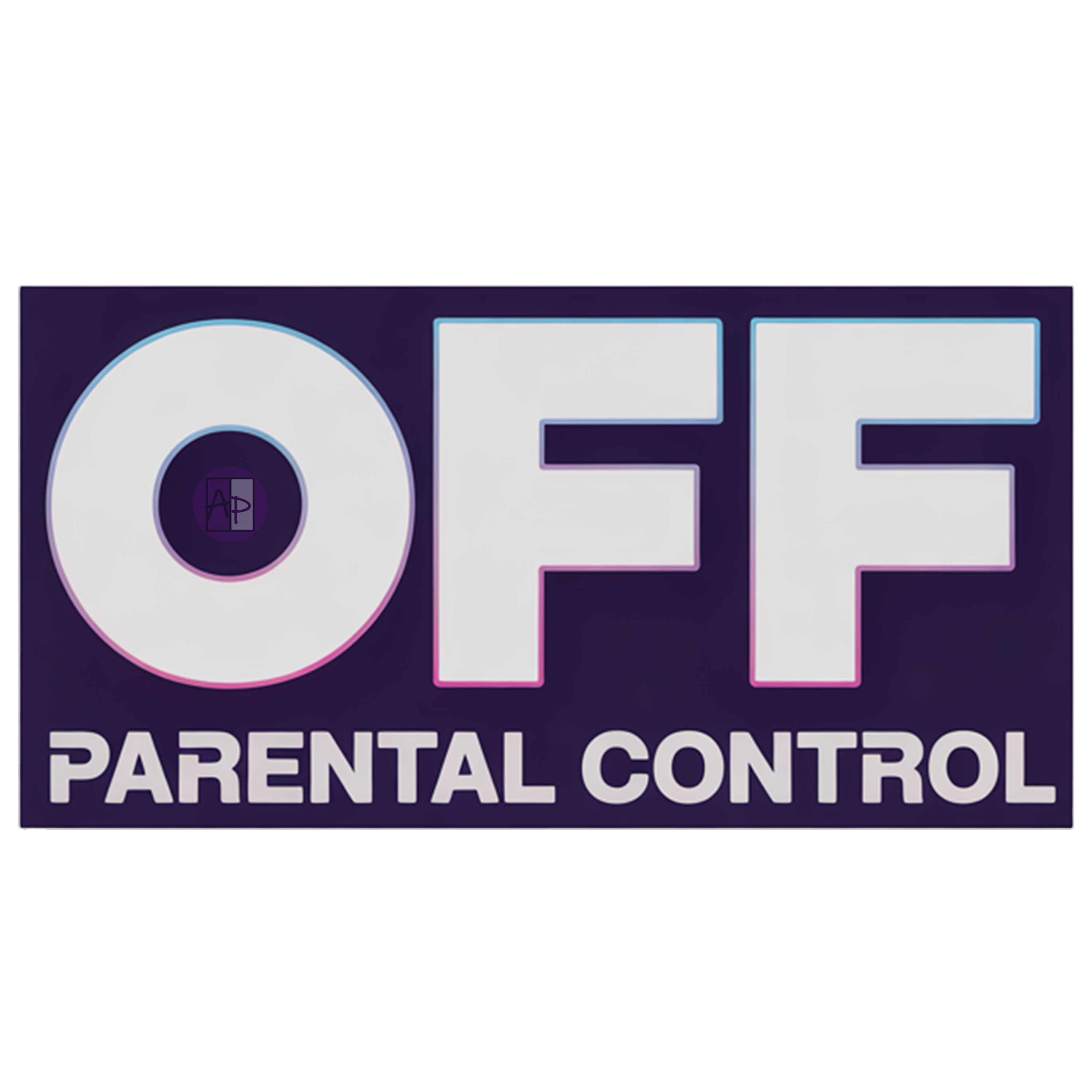 OFF PARENTAL CONTROL - Camiseta de manga corta unisex